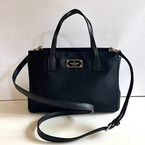KATE SPADE Nylon Black Crossbody Tote